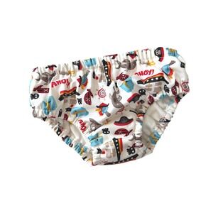 Charlie Banana Kids Reusable Training Pants Pirate Shark Print XL 27-55‎ lbs
